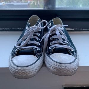 Well-worn Converse All Star sneakers